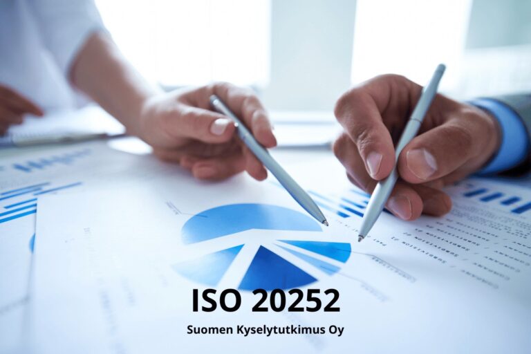 ISO 20252 markkinatutkimus laatustandardi Suomen Kyselytutkimus Oy